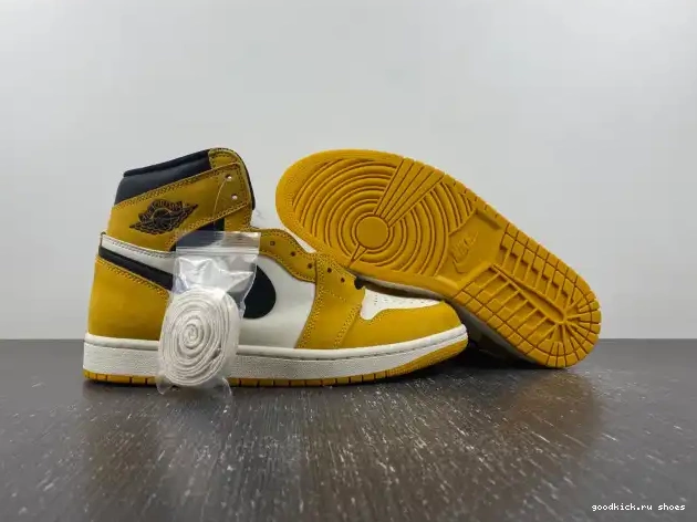 Yellow Jordan Air 1 Ochre High DZ5485-701 OG 0429